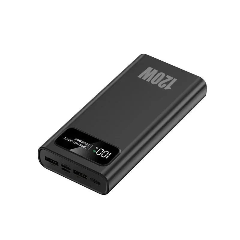 Power Bank de 200000mAh com Super Carga Rápida de 120W | Compatível com iPhone, Samsung, Xiaomi - DGV Distribuidora